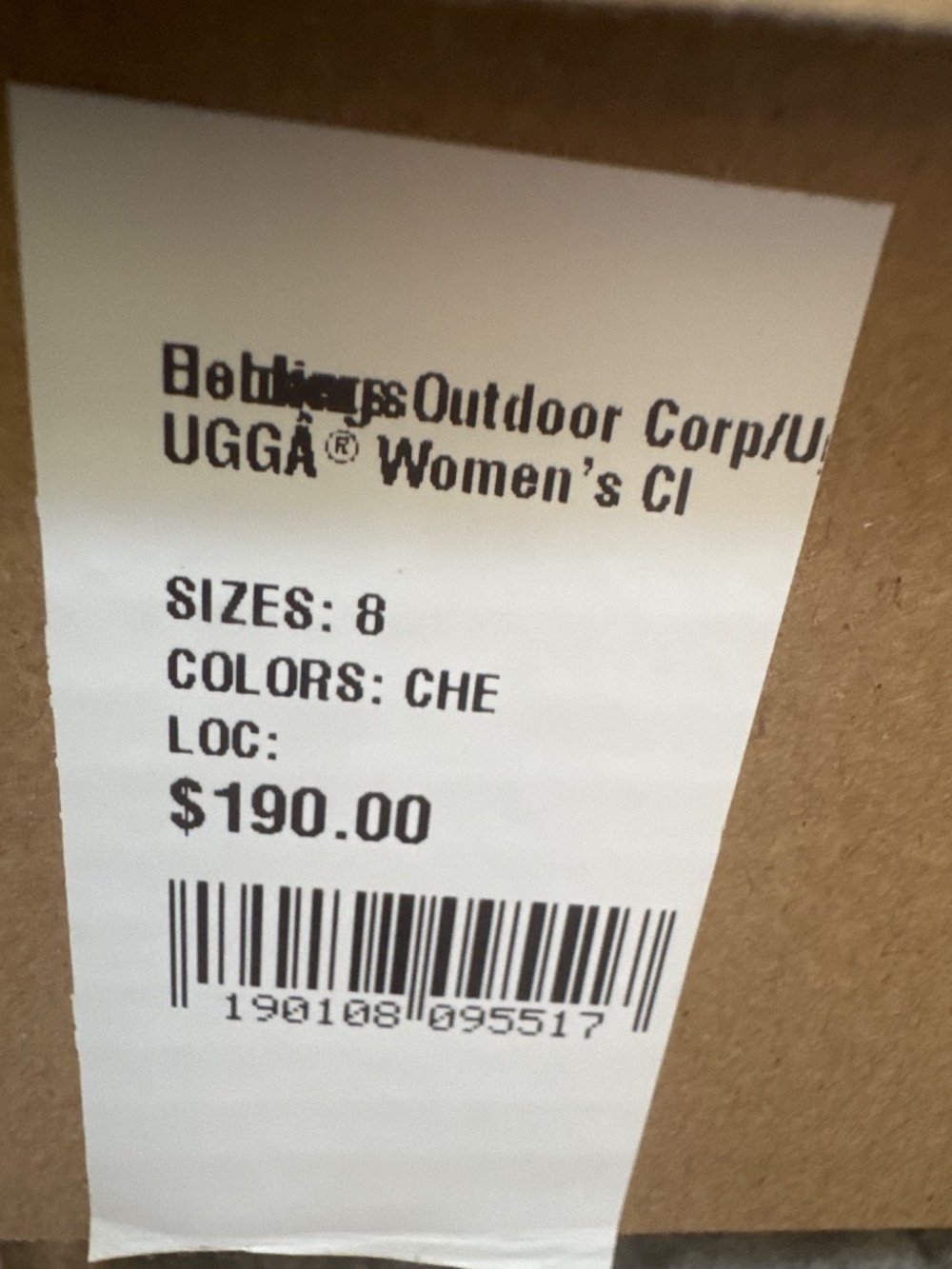 Women’s classic short UGG boot size 8 chestnut New with box originally 190 - Picture 6 of 6